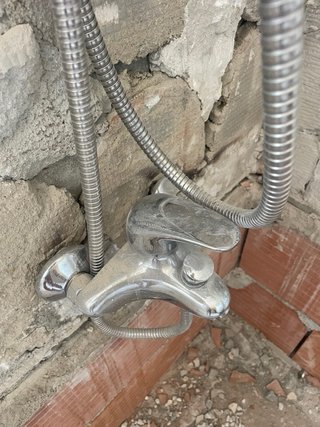 Grifo de ducha cromado