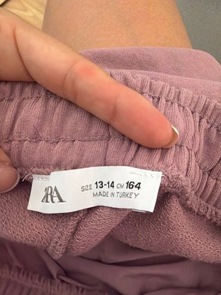 Pantalón cargo lila niña