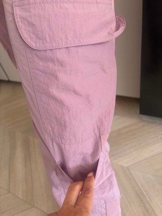 Pantalón cargo lila niña