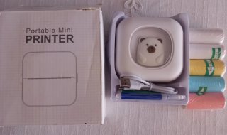 Mini Impresora Portátil Rolo Etiquetas