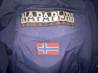 Abrigo Napapijri Azul Original Borrego por dentro