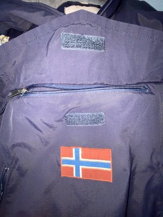 Abrigo Napapijri Azul Original Borrego por dentro