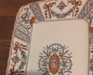 Fuente cerámica victoriana EBD Burslem Regent 1888