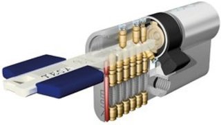 Tesa TX80 cilindro alta seguridad latonado