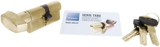 Tesa TX80 cilindro alta seguridad latonado