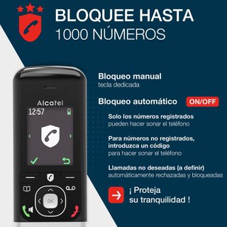 Alcatel FX990 teléfono inalámbrico contestador