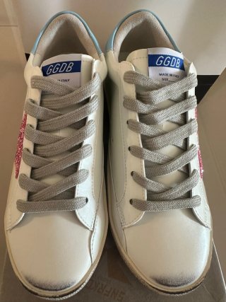 Zapatillas Golden Goose Rosa y Blanco