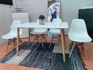 MESA M-0108-120cm CON 4 SILLAS NORUEGA