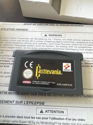 Castlevania Game Boy Advance Konami