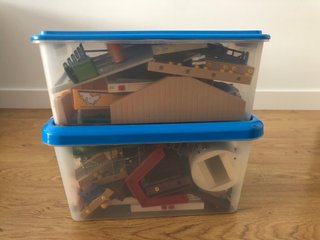 Playmobil Granja con Silo, Coche y Remolque