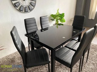 Comedor nuevo con mesa estendible y 6 sillas