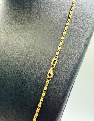 CADENA LUMACHINA DE ORO DE 18K. Peso 7,22g