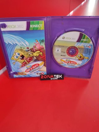 SpongeBob Surf & Skate ¡Vacaciones! Xbox 360 Kinec