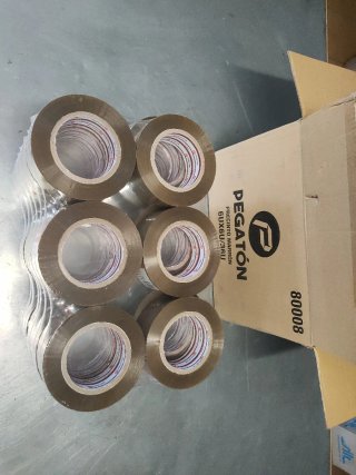 CAJA CINTA PRECINTO MARRON 48X200mts 36UNDS