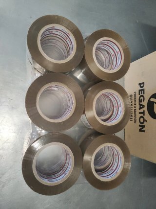 CAJA CINTA PRECINTO MARRON 48X200mts 36UNDS