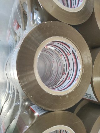 CAJA CINTA PRECINTO MARRON 48X200mts 36UNDS