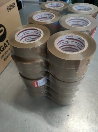 CAJA CINTA PRECINTO MARRON 48X200mts 36UNDS