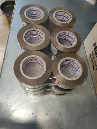 CAJA CINTA PRECINTO MARRON 48X200mts 36UNDS