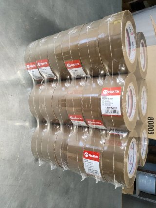 CAJA CINTA PRECINTO MARRON 48X200mts 36UNDS
