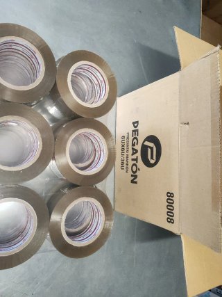 CAJA CINTA PRECINTO MARRON 48X200mts 36UNDS