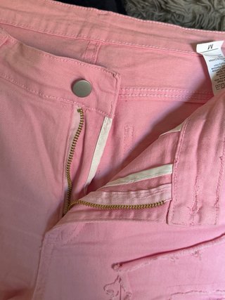 Vaqueros rosa pastel