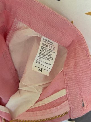 Vaqueros rosa pastel