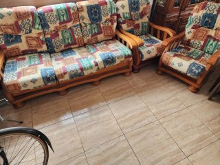 Sofá y 2 sillones: 3+2 plazas