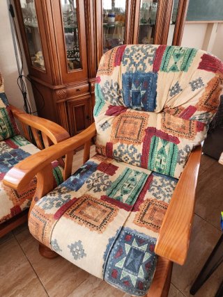 Sofá y 2 sillones: 3+2 plazas