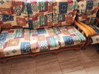 Sofá y 2 sillones: 3+2 plazas