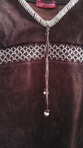 Camiseta tirantes mujer marrón