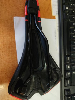 Sillín Prólogo MTB Negro y Rojo