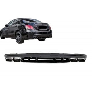 Difusor de paragolpes trasero para Mercedes Clase