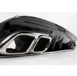 Difusor de paragolpes trasero para Mercedes Clase