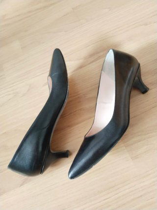 Zapatos de piel negros FOSCO talla 39
