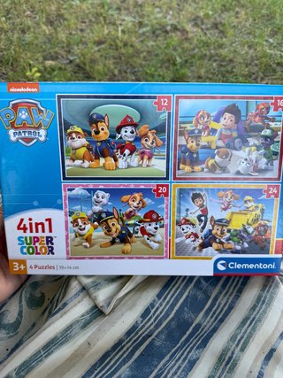 Patrulla Canina 4 en 1 Puzzles