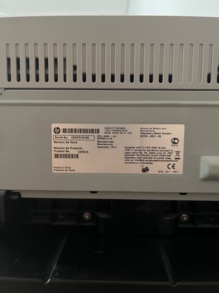 Impresora HP LaserJet P1102