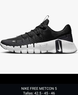 Envío incluido!! NIKE FREE METCON 5