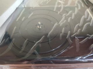 Tocadiscos nuevo marrón y dorado