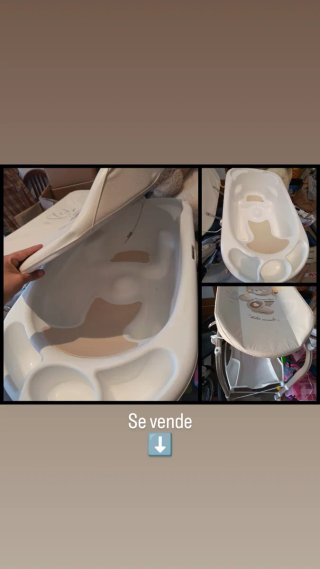 Bañera y cambiador para bebé
