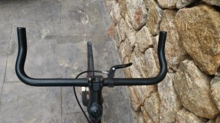 Bicicleta Fixie Negra Ruedas Rojas