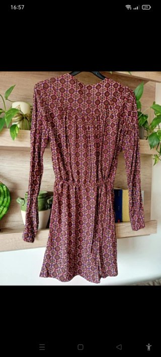 Camisola estampada con cordón