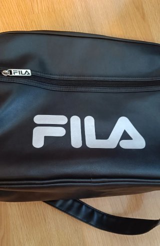 Bolso bandolera Fila grande reporter negro