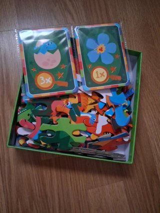 Puzzle Look and Find Dinosaurios