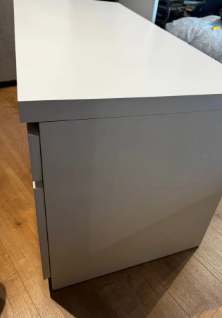 Mesa Escritorio Ikea Malm Blanca