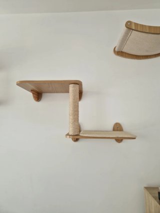 Estanterías para gatos de madera