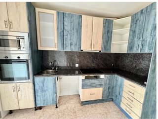 Muebles de cocina madera y mármol