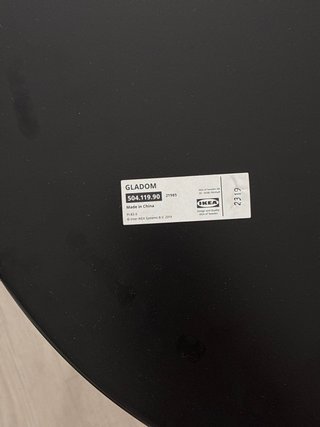 Mesa auxiliar/bandeja GLADOM Ikea