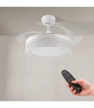 Instalador de ventilador de techo con luz led.....