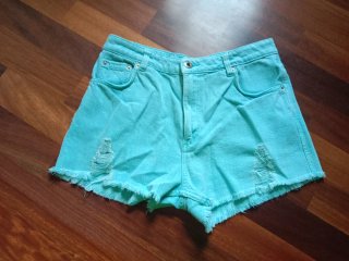 Lote 5 Pantalones Cortos Vaqueros Mujer