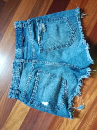Lote 5 Pantalones Cortos Vaqueros Mujer